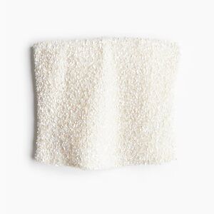 Sequin bandu top in Ivory